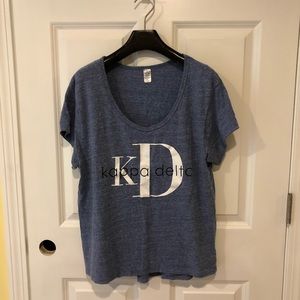 Kappa Delta Calvin Klein Like Heather Blue T Shirt